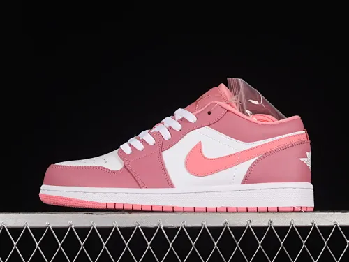 All categories Air Jordan Jordan series basketball shoes Air Jordan 1 Low Air Jordan 1 Low "Desert Berry" AJ1 Joe 1 pink and white low-top cultural basketball shoes 553558-616